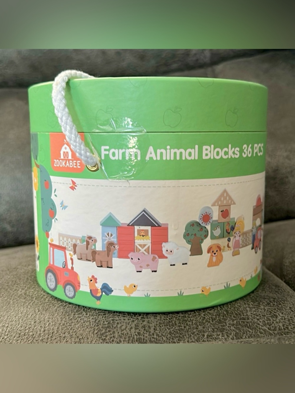 Zookabee Farm Animal Block Set 36 pieces